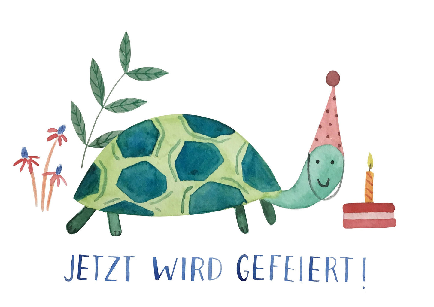 Postkarte "Jetzt Wird Gefeiert!" - Hannas Firlefanz