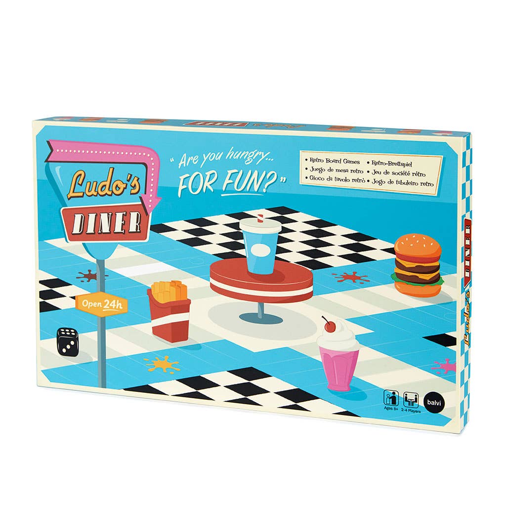 Ludo's Diner Parchís Brettspiel - Balvi