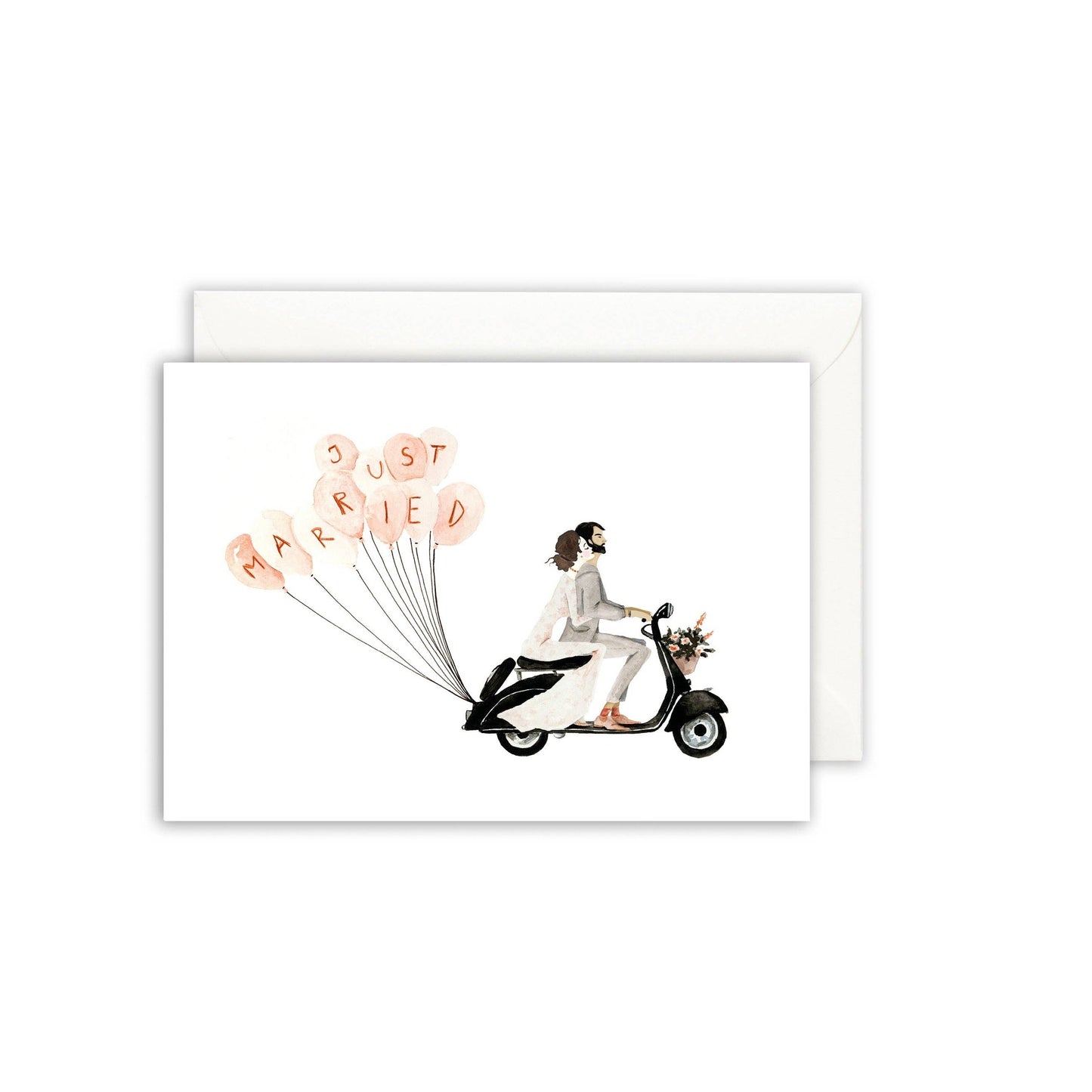 Hochzeitskarte · Bridal Scooter Leo La Douce