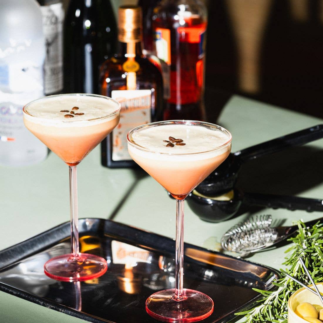 Cocktailglas Claude | Set aus 2 | rosa | Martinigläser Brut Homeware