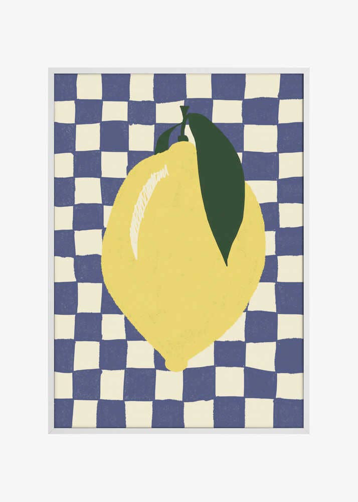 Print Lemon Blue - Pictufy