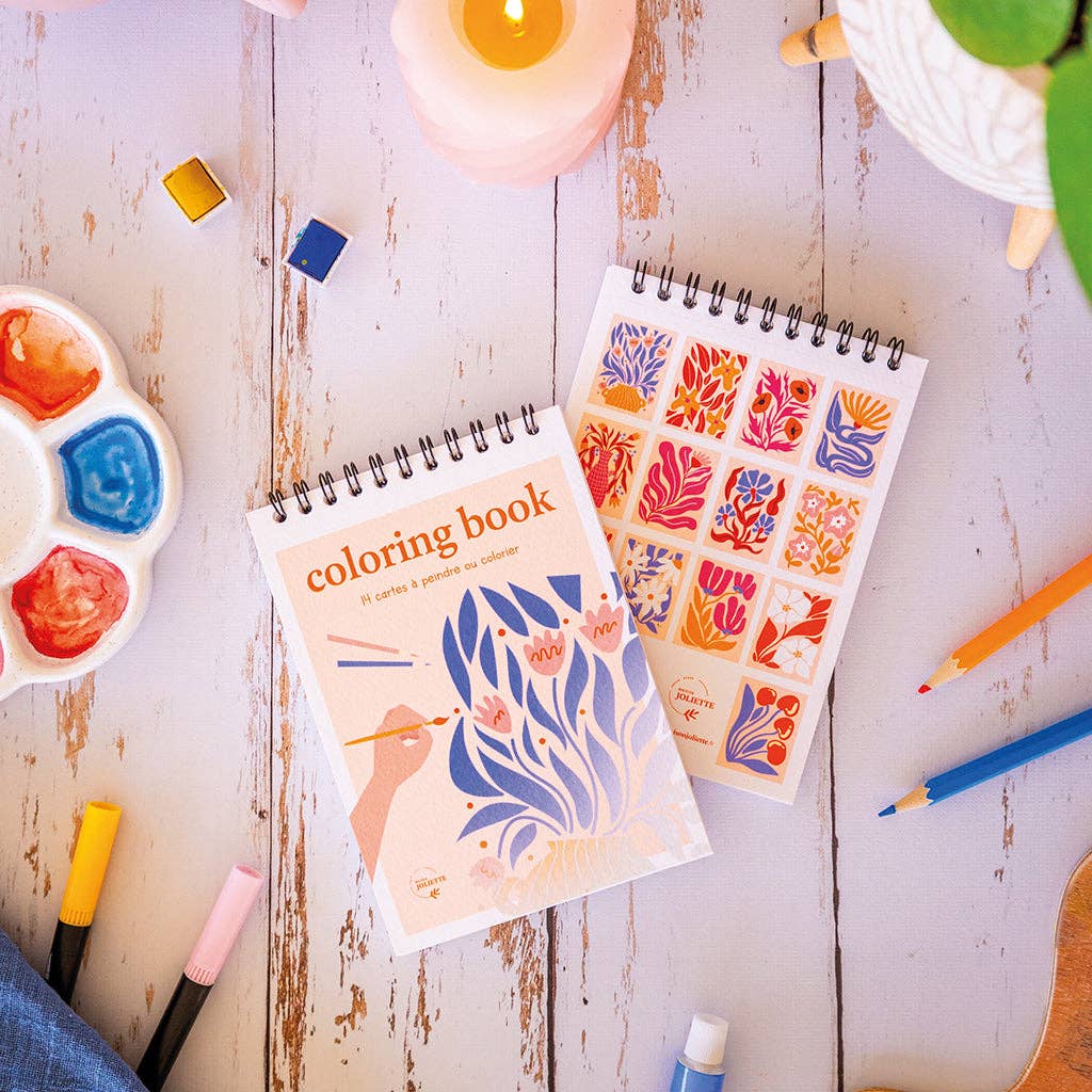 Maison Joliette Malbuch A6 - Floral #2