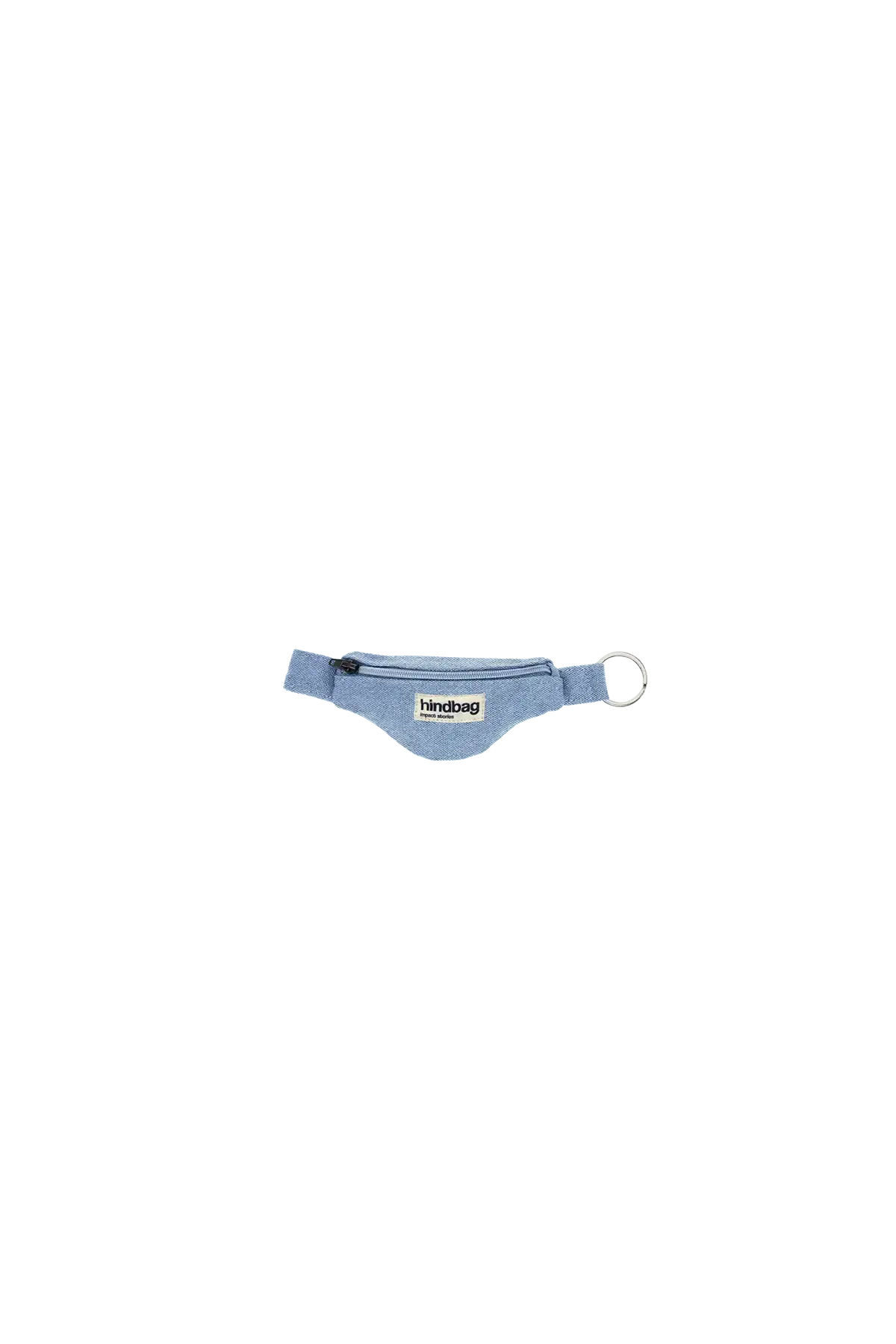 Hindbag - Bananen-Schlüsselanhänger Côme Blau Denim