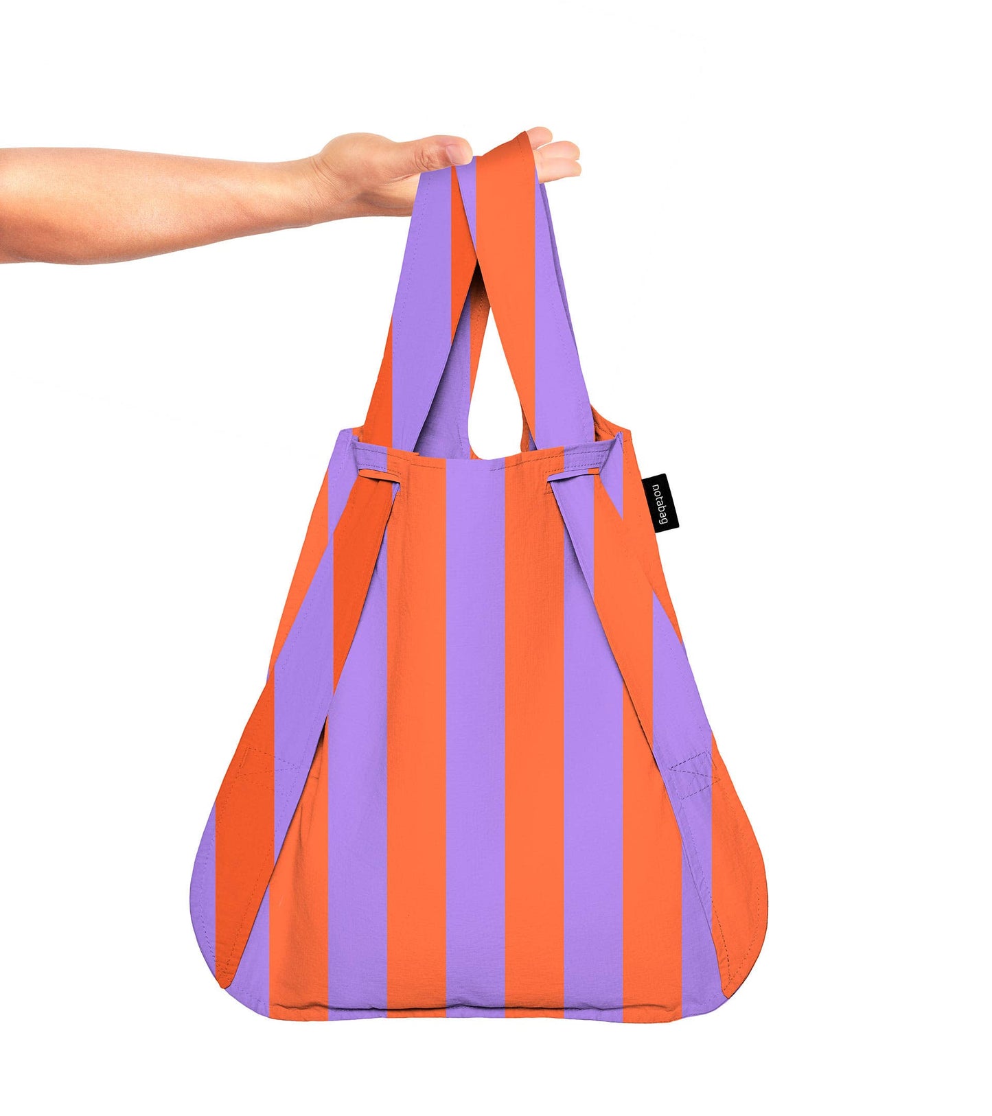 Notabag - Rucksack und Tasche Rot/Lila
