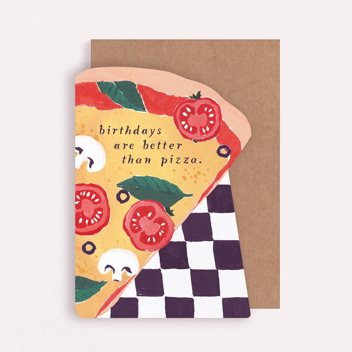 Pizza Slice Geburtstagskarte | Pizza-Geburtstagskarte | Sister Paper