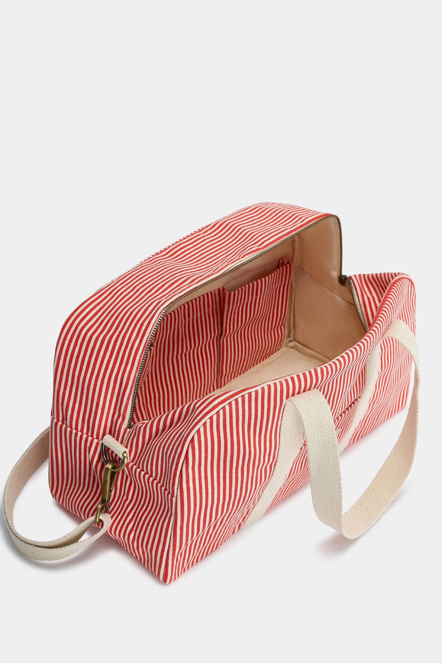 Hindbag - Weekender-Tasche Charlie rote Streifen