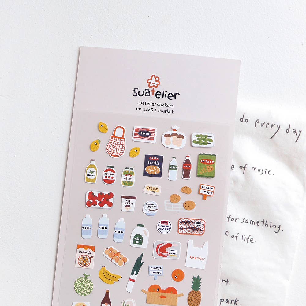 Sticker Markt Suatelier