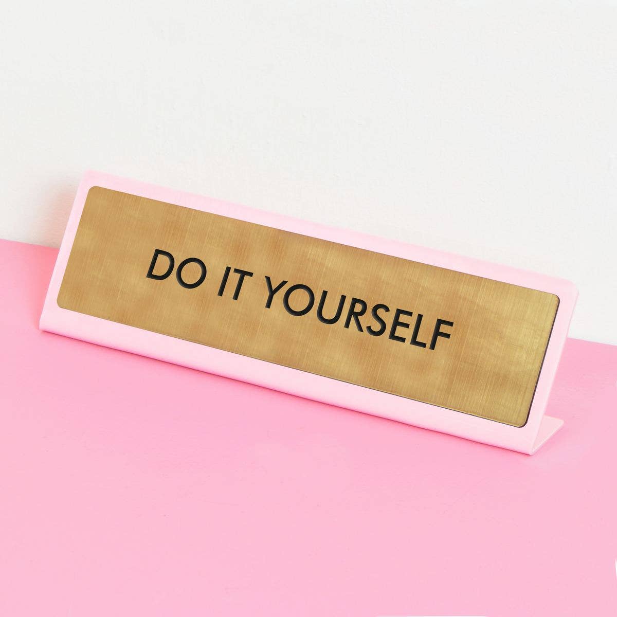Schild für Schreibtisch Do it yourself Flamingo Candles
