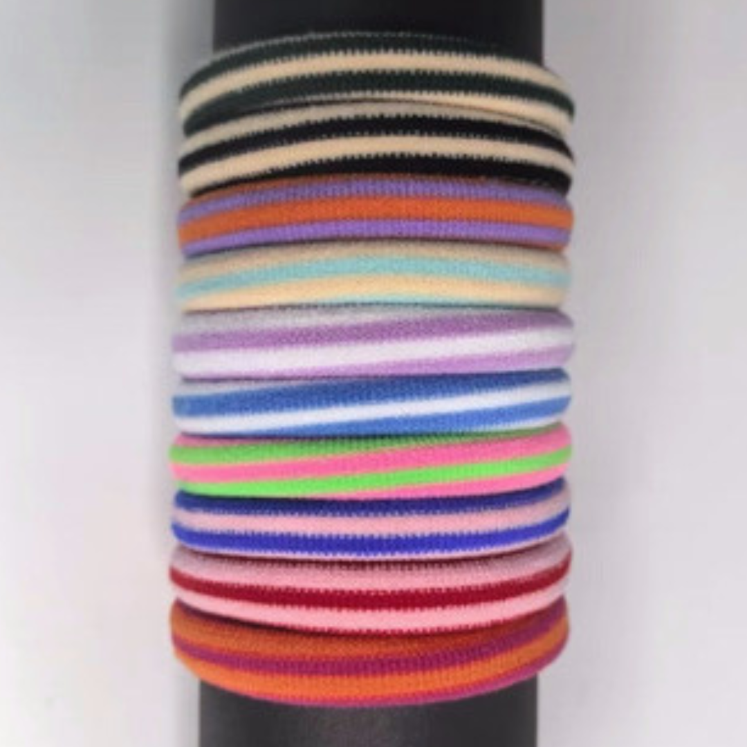 Haargummis orange - pink Herr&Frau Hempel