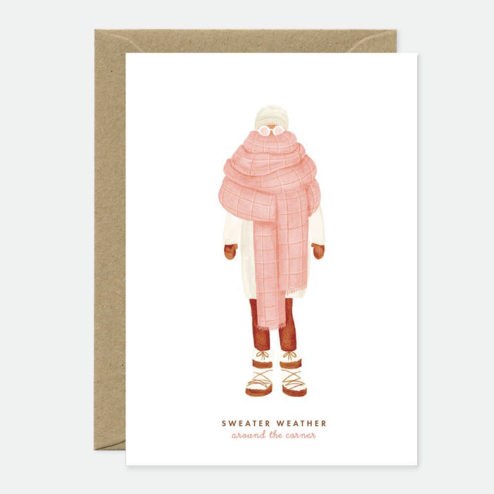 Klappkarte Sweater Weather - all the ways