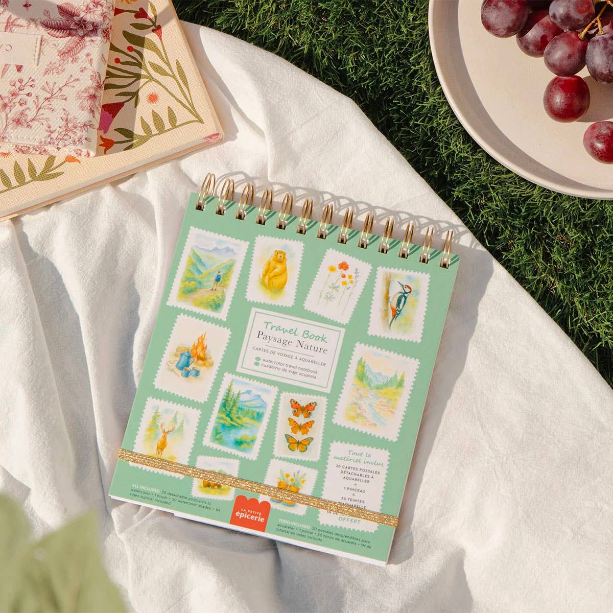 La Petite Épicerie - Malbuch - Naturlandschaft
