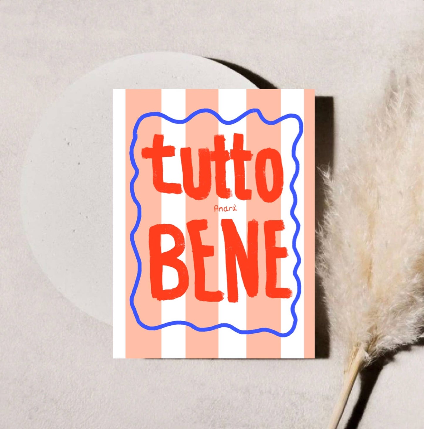 Postkarte Tutto Bene - Ute Arnold