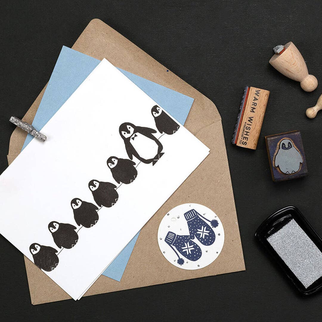 Stempel Pinguin von Perlenfischer