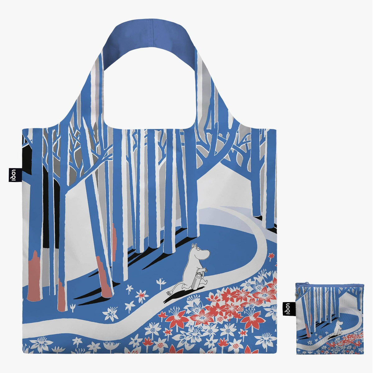 LOQI - MOOMIN Blue Forest Recycling-Tasche