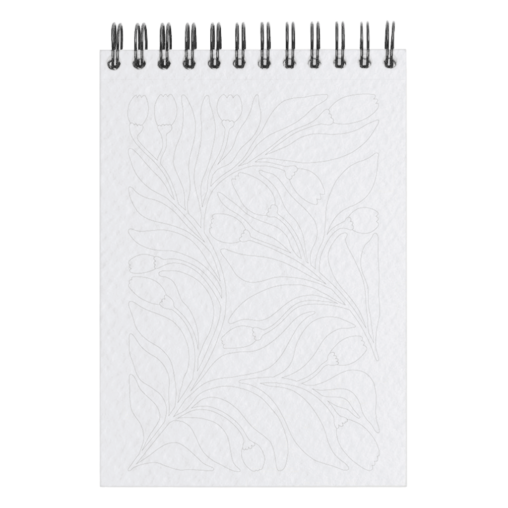 Maison Joliette A6 Malbuch - Floral #1