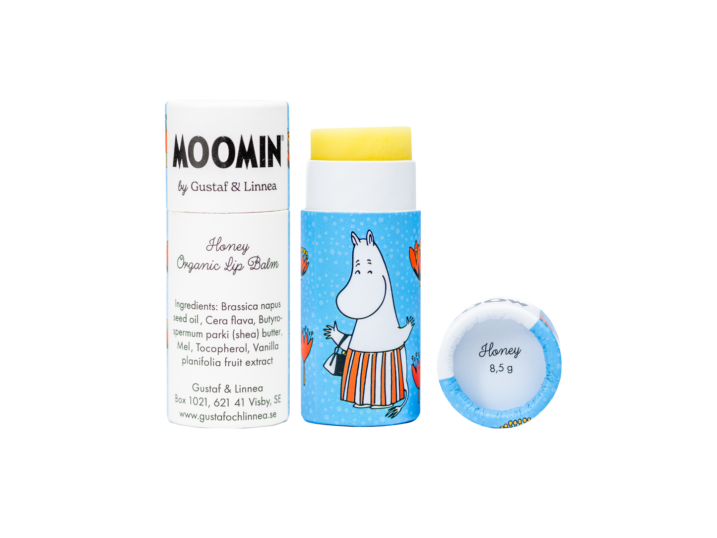 Gustaf och Linnea - Moomin von G&L – Lippenbalsam aus Bienenwachs mit Honig