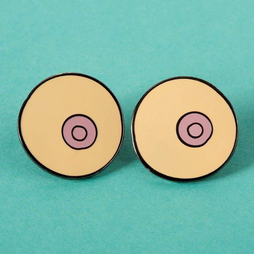Punky Pins - Tiddies Emaille Pin Set