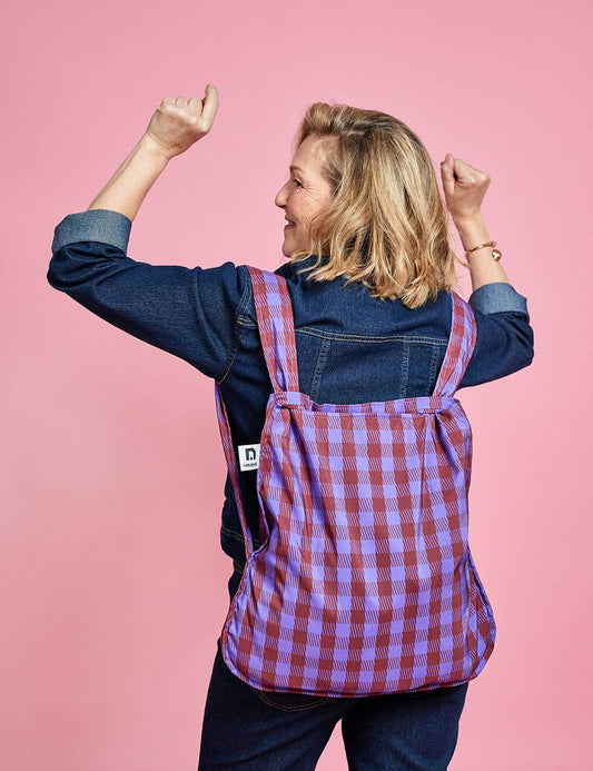 Notabag - Original Rucksack und Tasche – Heidelbeere Mehr