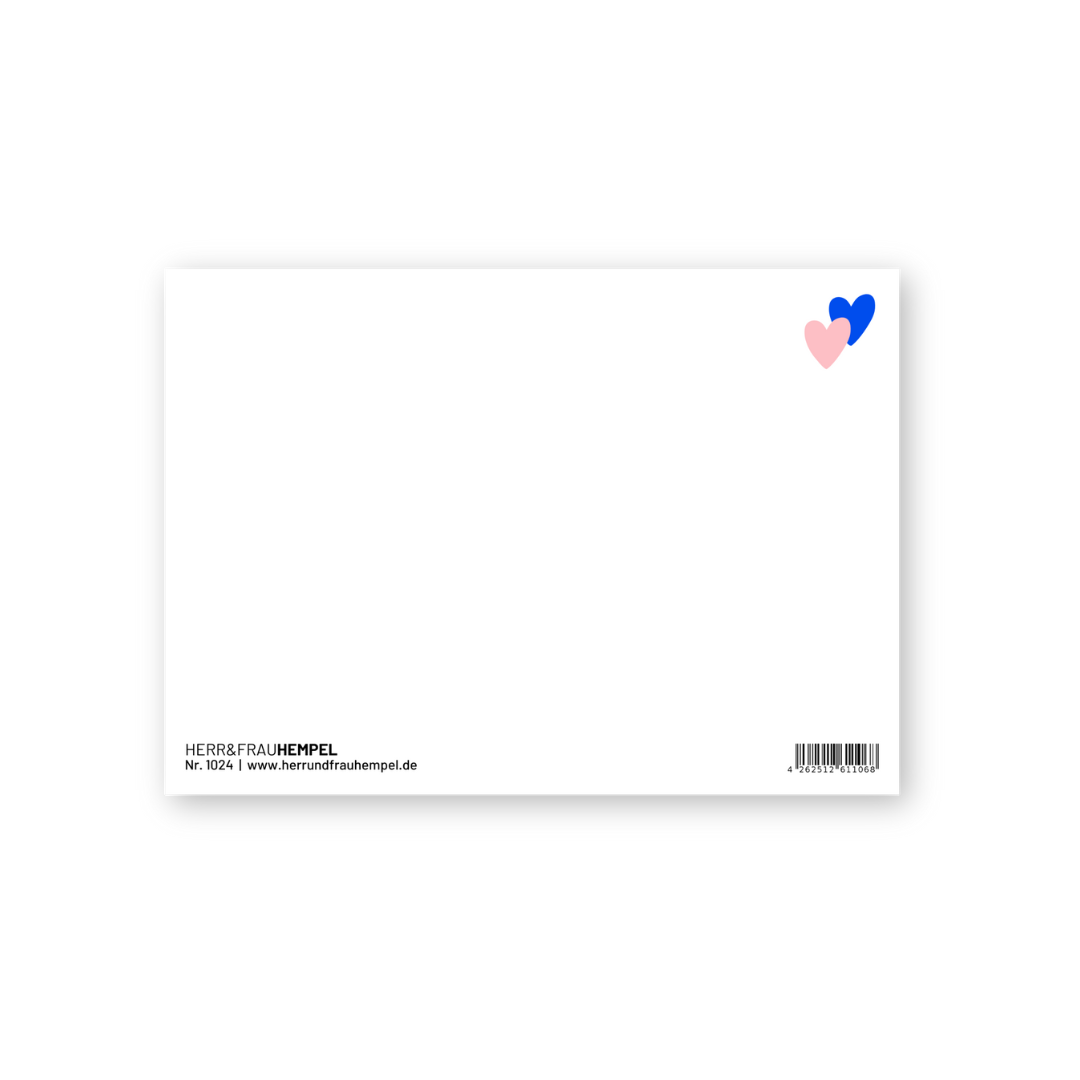 Postkarte - TRAUMPAAR Herr&Frau Hempel