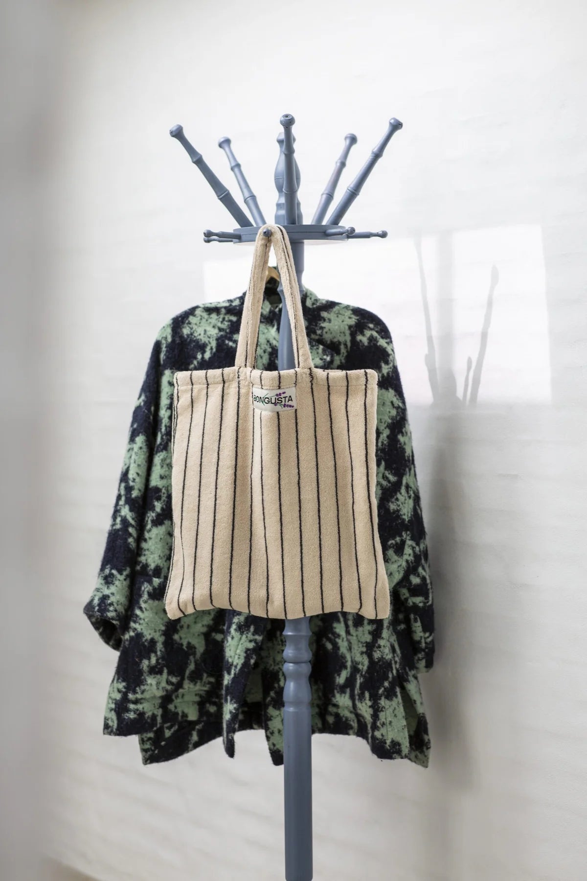 Bongusta Naram Tote Bag Creme & Ink