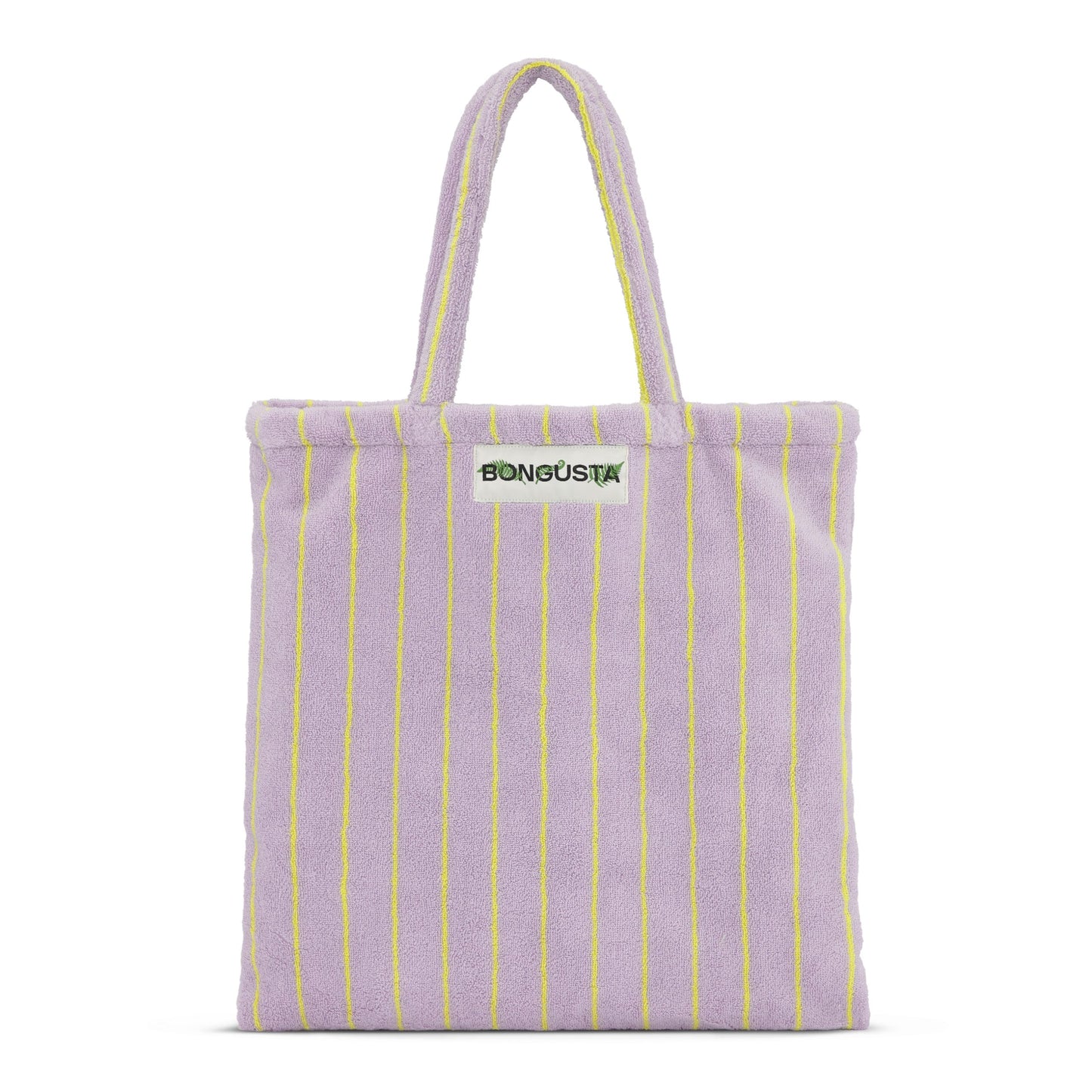 Bongusta Naram Tote Bag lilac – neon yellow