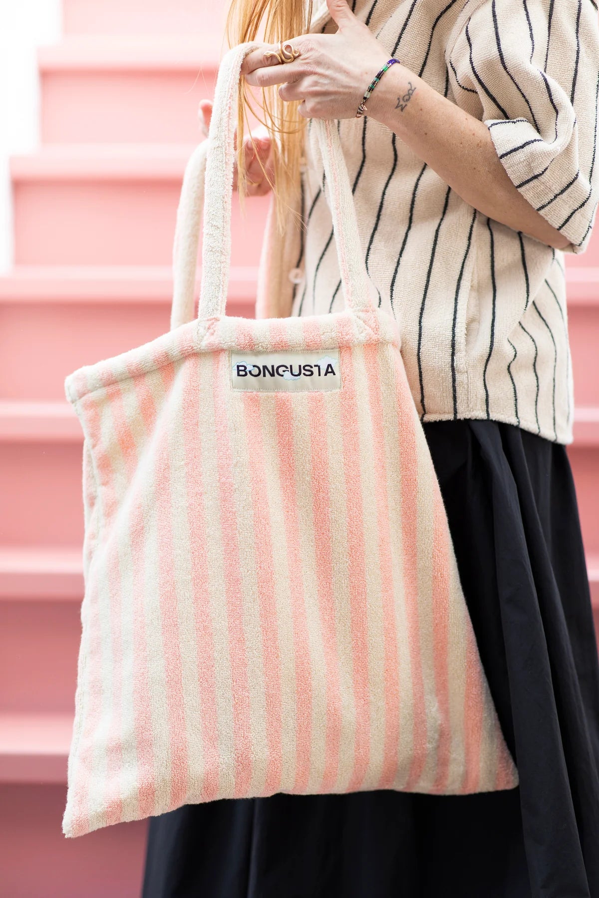 Bongusta Naram Tote Bag tropical Creme
