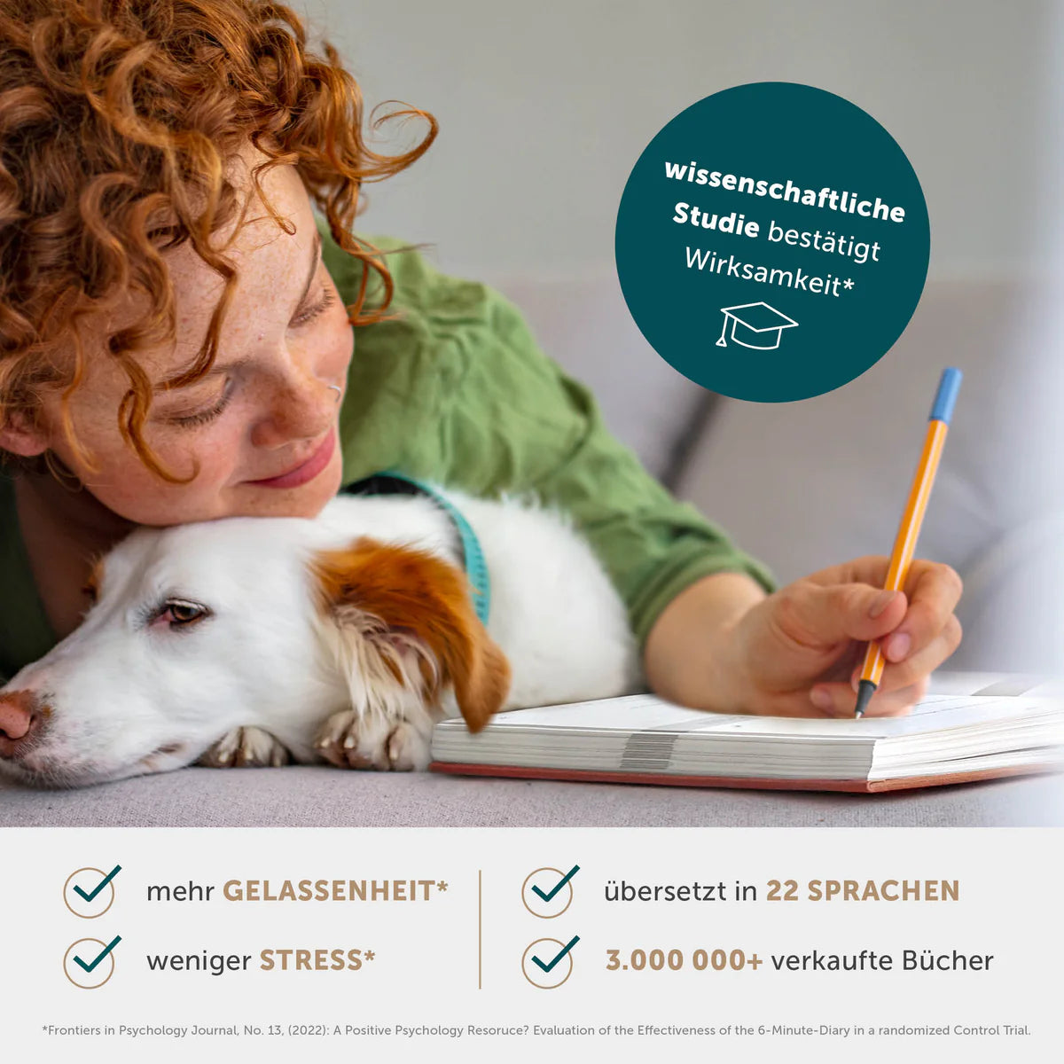 Das 6-Minuten Tagebuch - verschiedene Farben