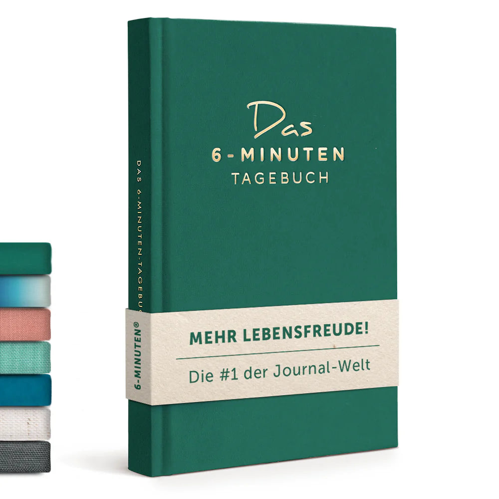 Das 6-Minuten Tagebuch - verschiedene Farben