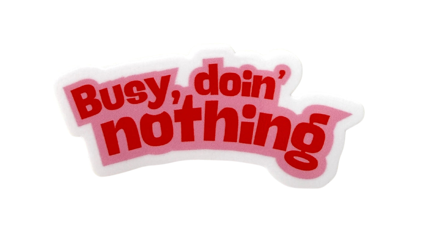 Sticker busy doing nothing