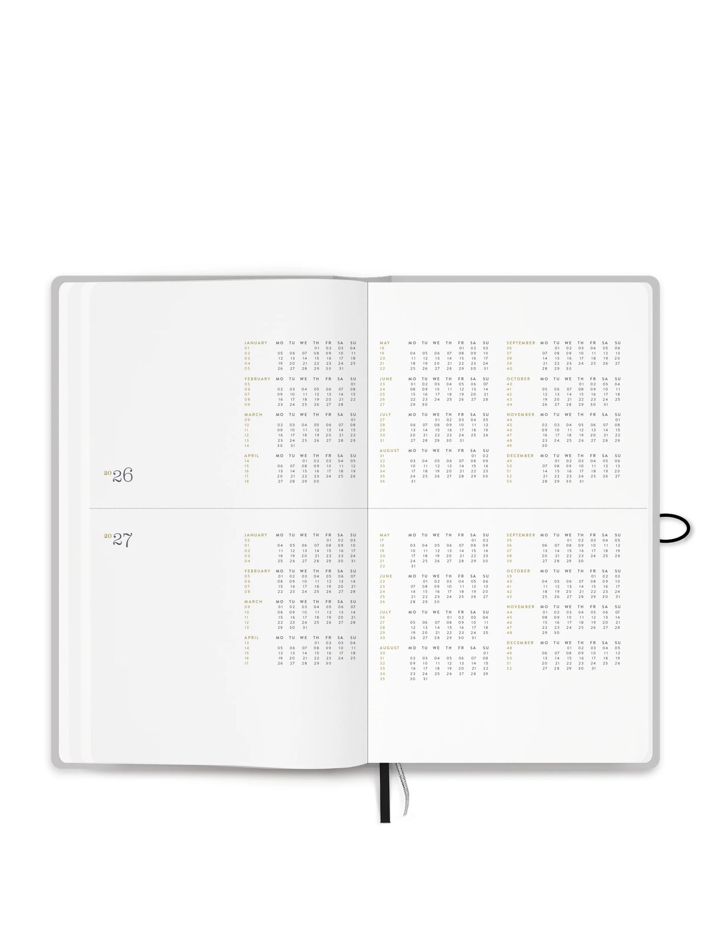 Diary Button Cocoon Fkowers 2026 von Tinne & Mia