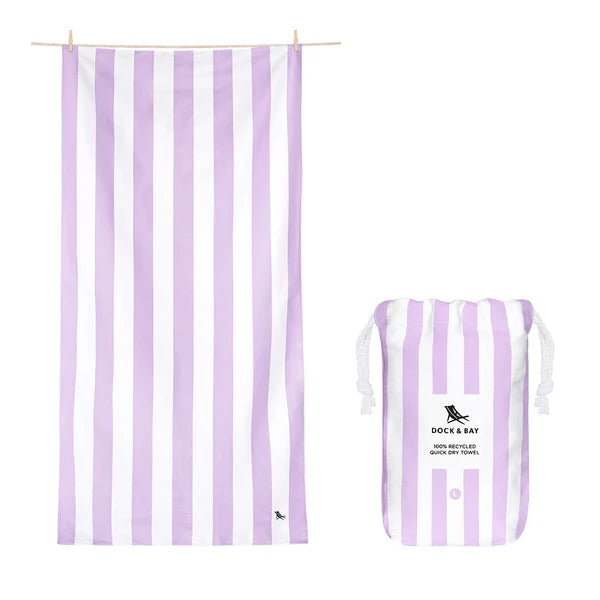 Dock & Bay Beach Towel lilac - verschiedene Größen