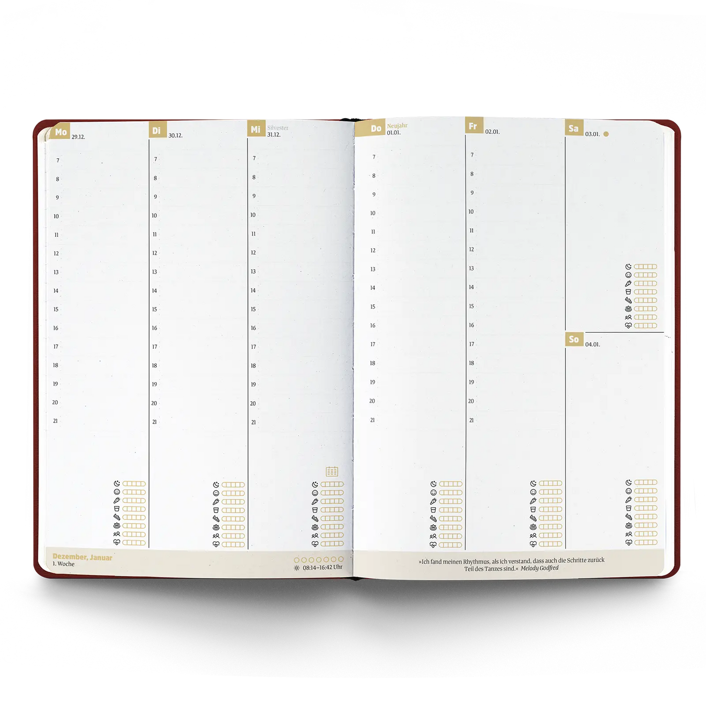 Kalender 2026 pro verschiedene Farben - ein guter Plan