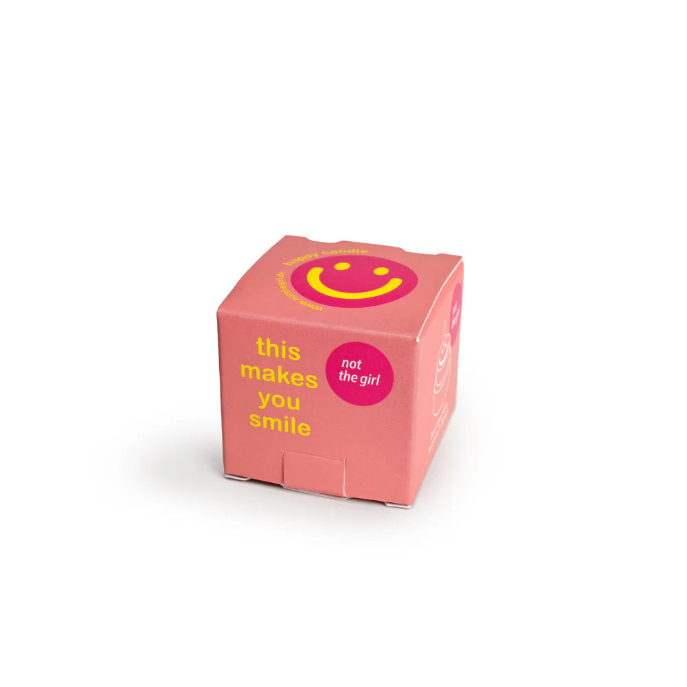 Happy Candle Smiley mini - Not the Girl Who Misses Much