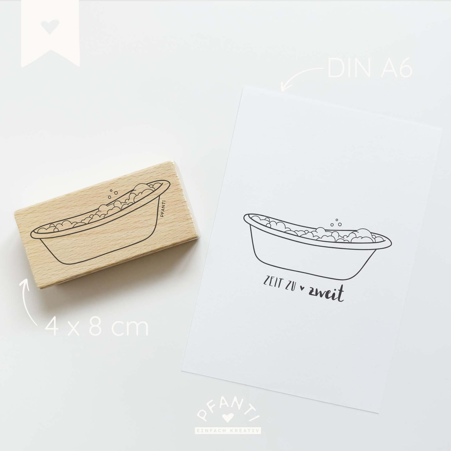 Stempel Badewanne Pfanti