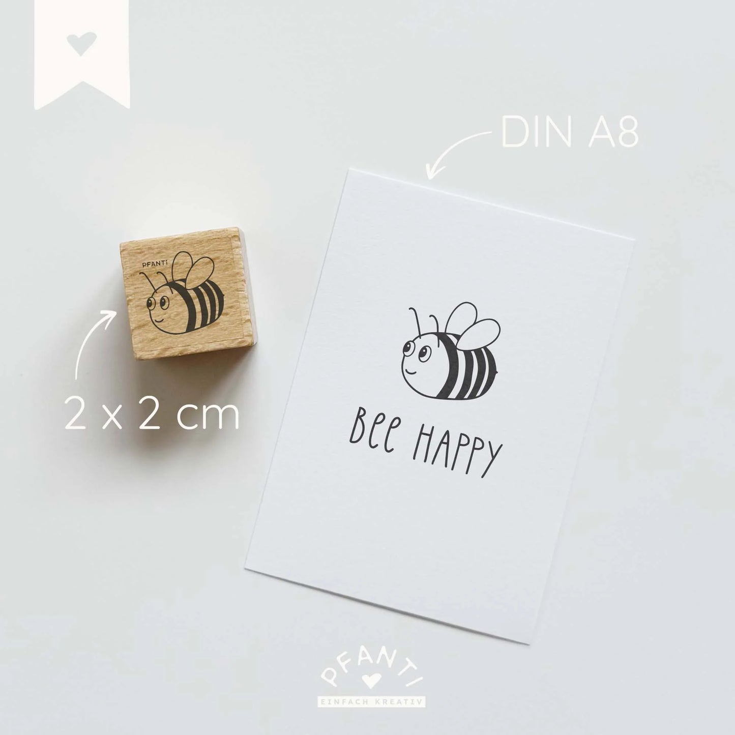 Stempel Biene Pfanti