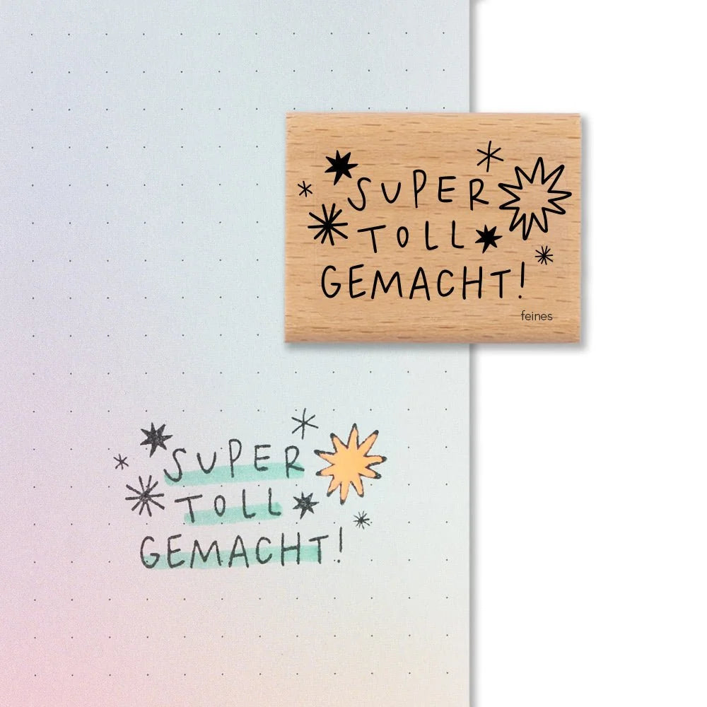 feines Stempel Super toll gemacht