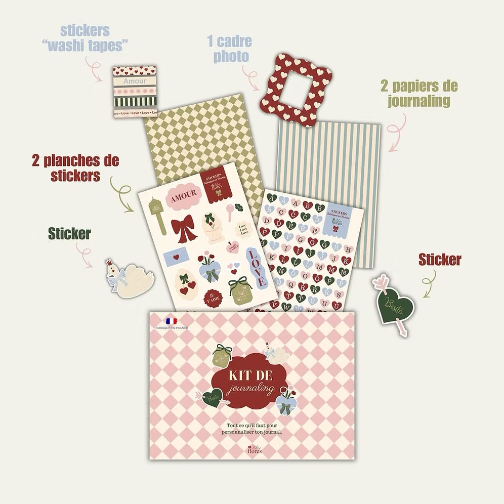 Amour Journaling Kit von Blue Flores