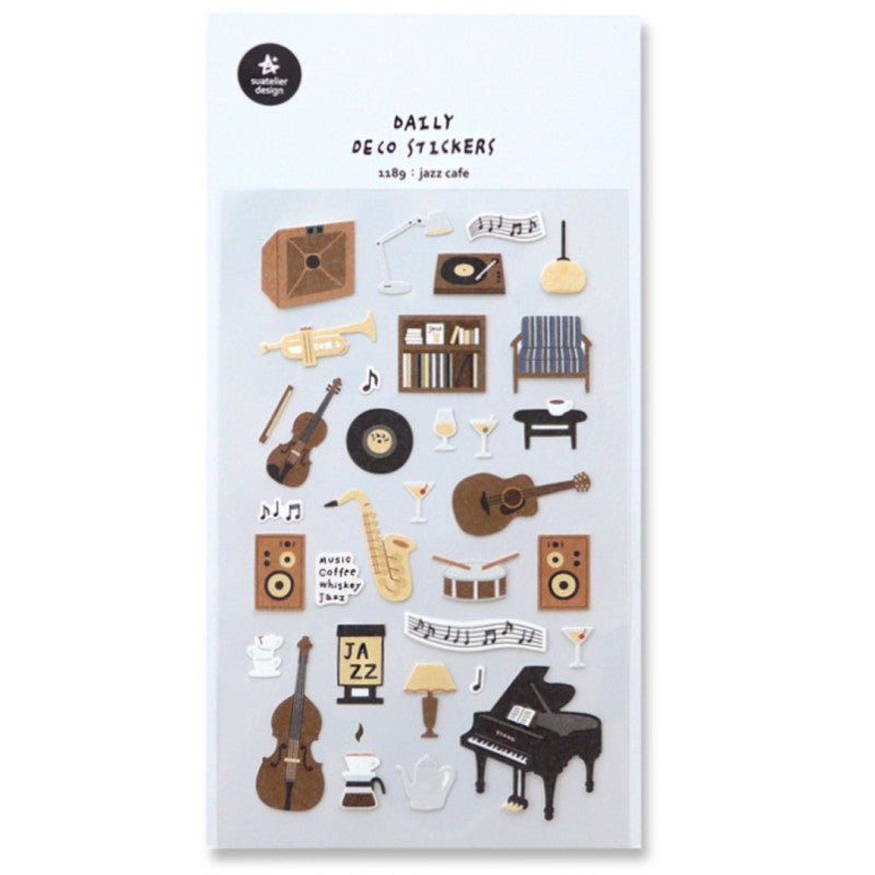 Sticker Jazz Café Suatelier 1189