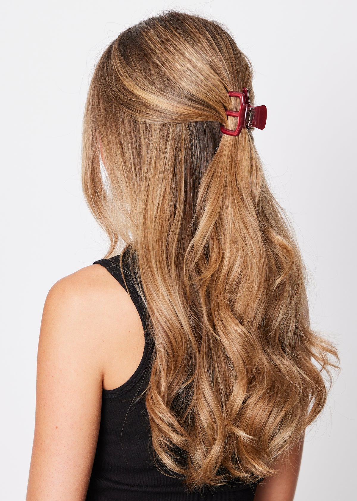 Josie Dazzle Mini Burgundy Hair Clip - Sui Ava