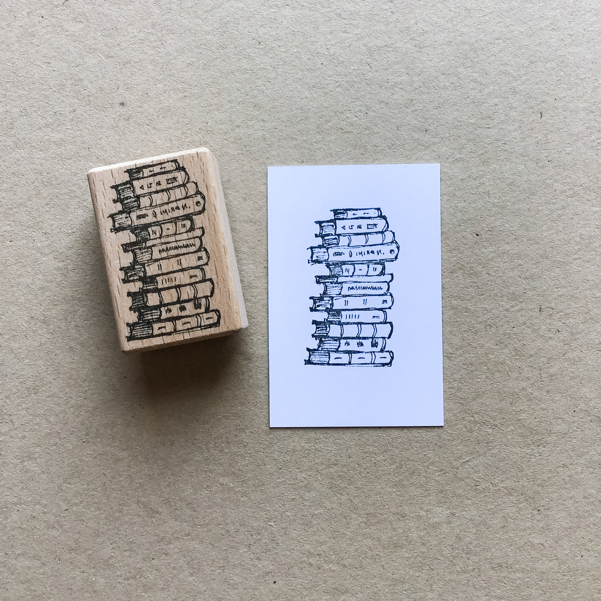 Stempel Bücherstapel von Sonst noch was