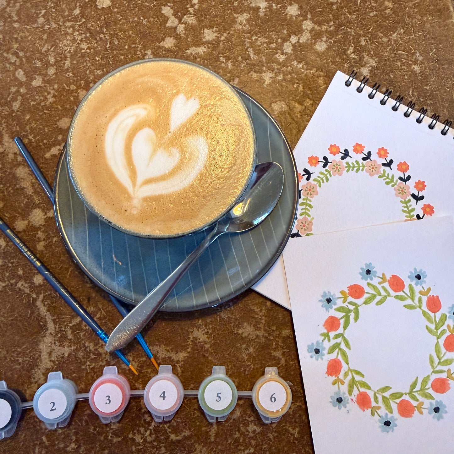 Workshop Sip & Paint - Malen nach Zahlen im Kaffeekästchen 23.1.2026