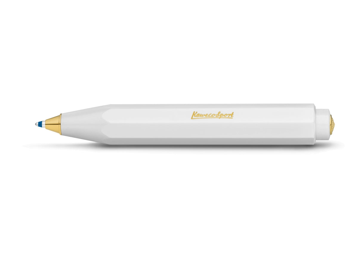 Kugelschreiber Skyline Sport weiß/gold - Kaweco