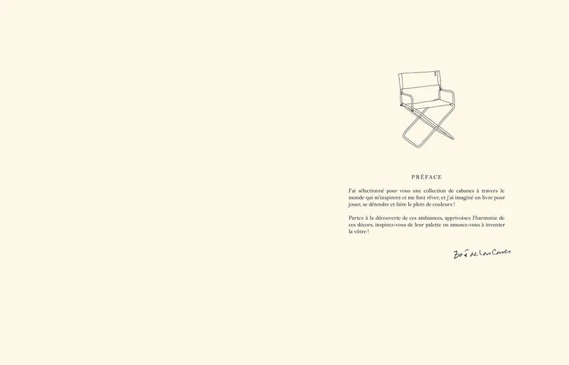 Malbuch Cabanes von Zoé de Las Cases - Hachette