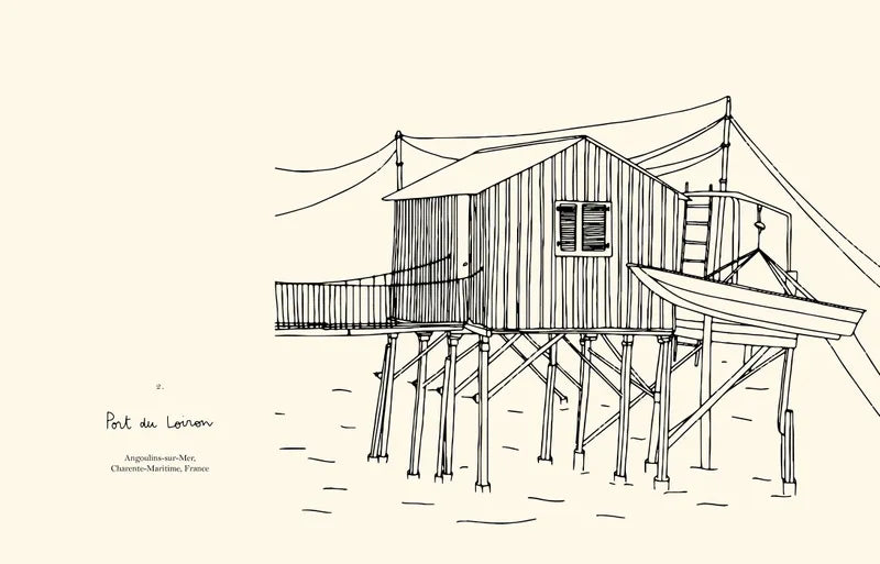 Malbuch Cabanes von Zoé de Las Cases - Hachette