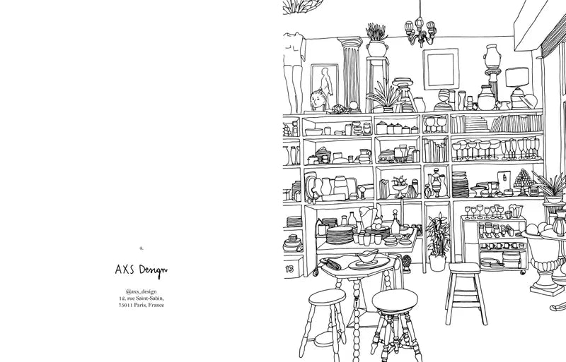 Malbuch Interieurs von Zoé de Las Cases - Hachette