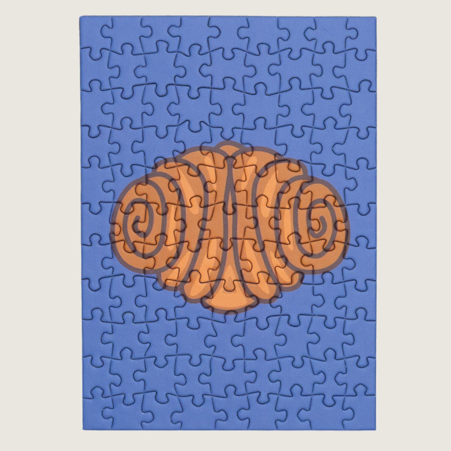 Mini Puzzle Franzbrötchen von sunshine Puzzles (99 Teile)