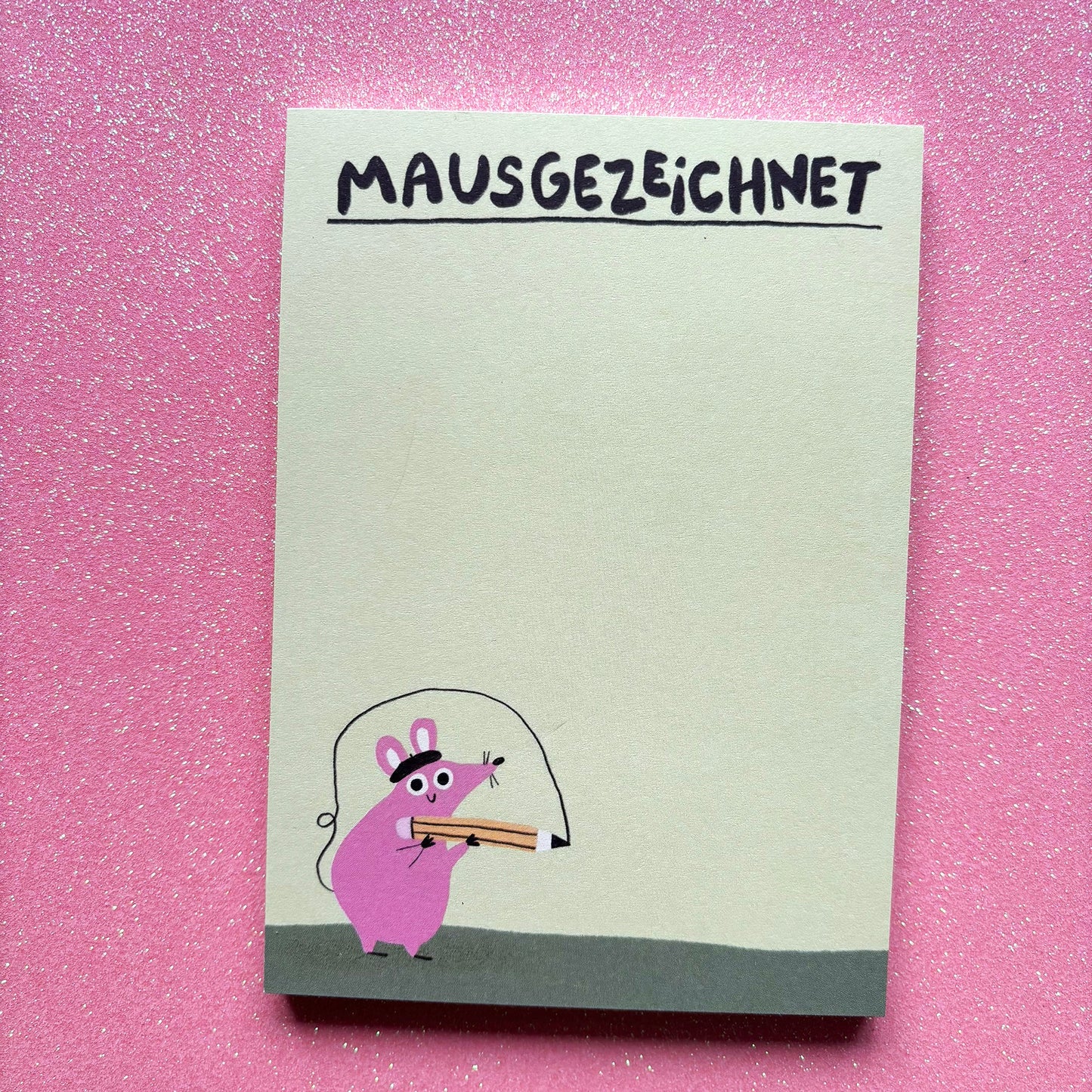 Notizblock Mausgezeichnet Slinga Illustration
