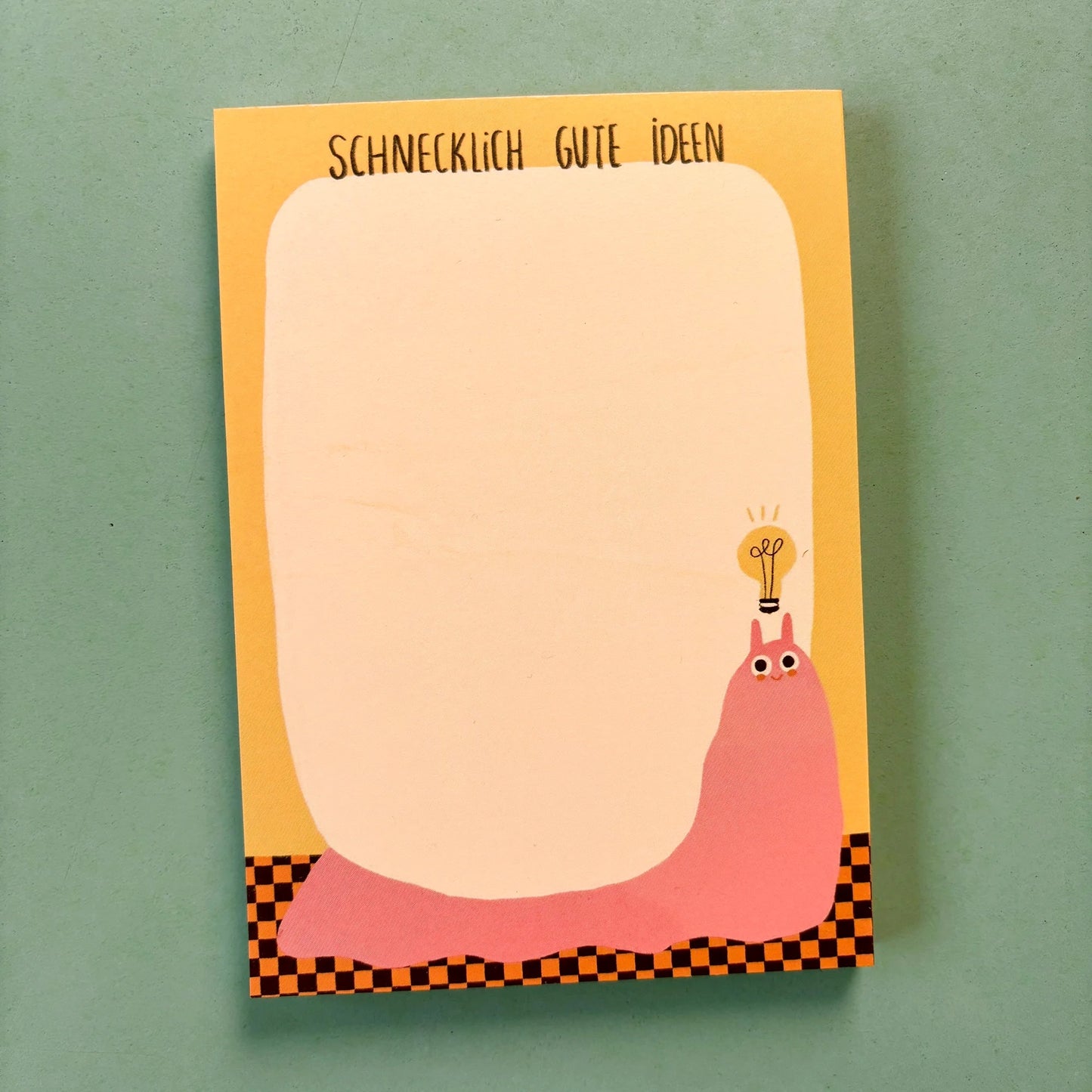 Notizblock Schnecklich gute Ideen Slinga Illustration