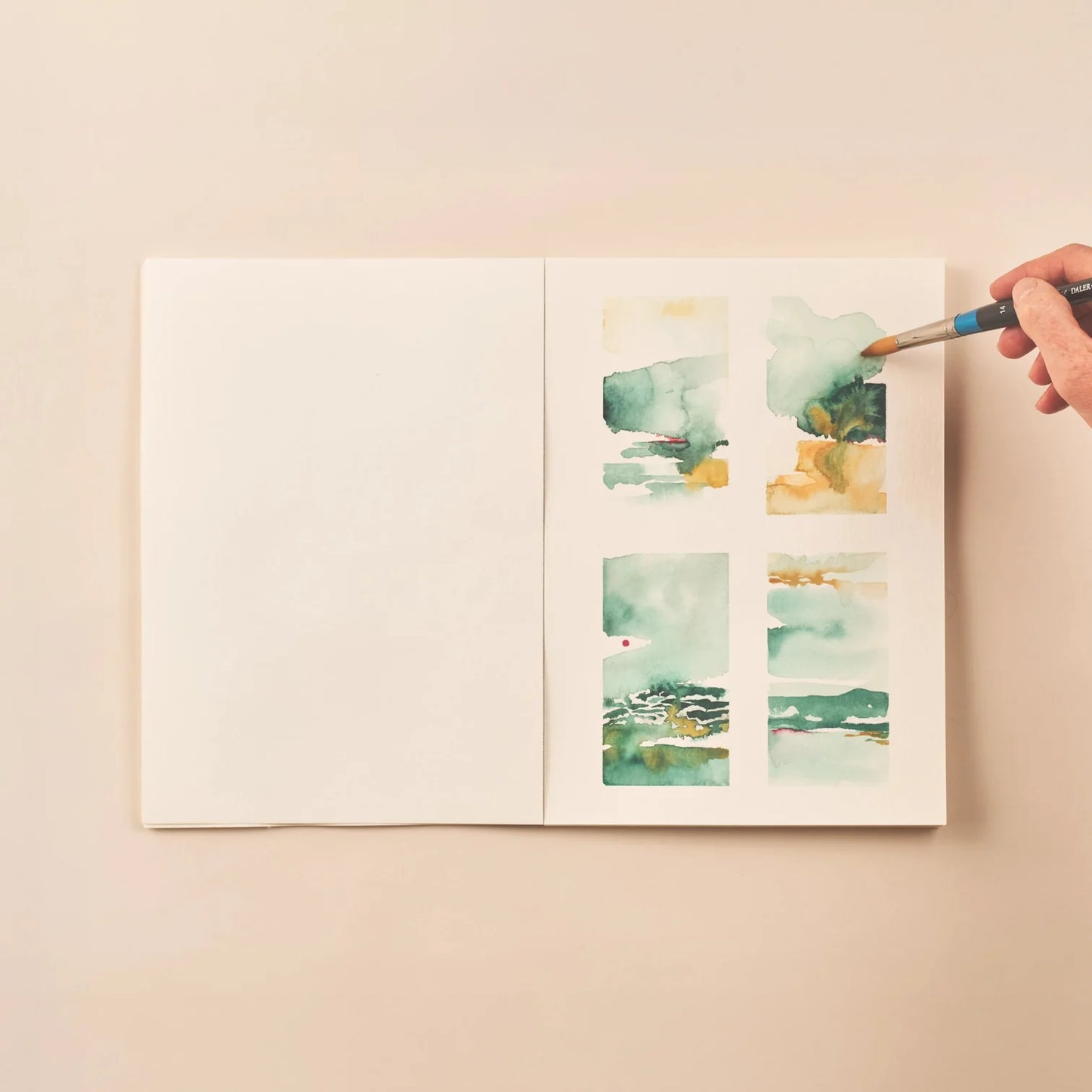 Pocket Watercolor Book cold Pressed von paper republic
