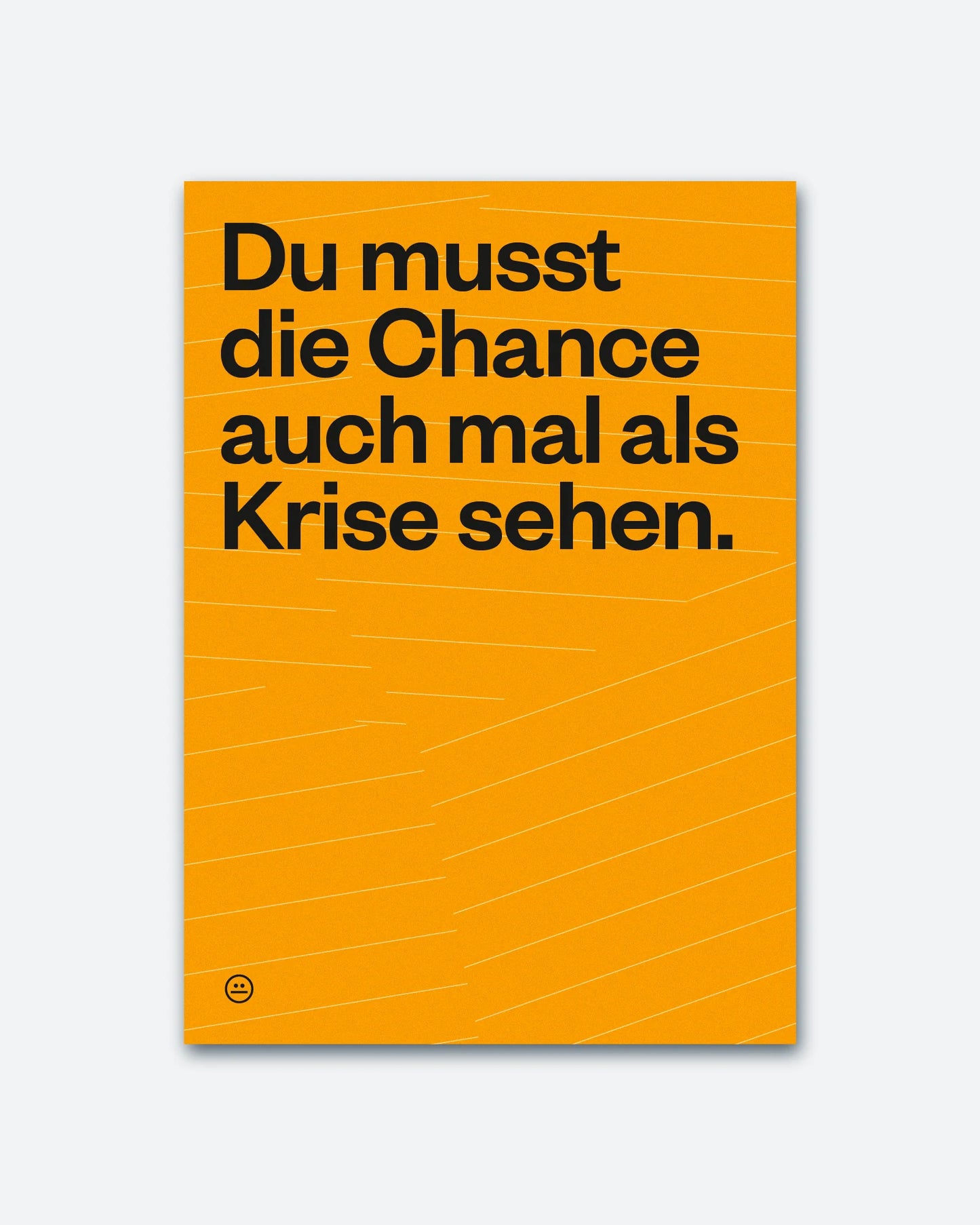 Postkarte Chance von Schlechte Karten